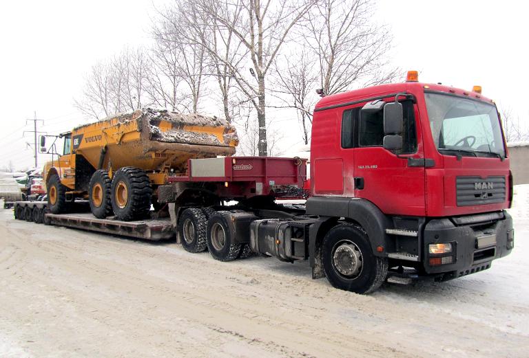 Отправка грузовика  из Хабаровска в Санкт-Петербург